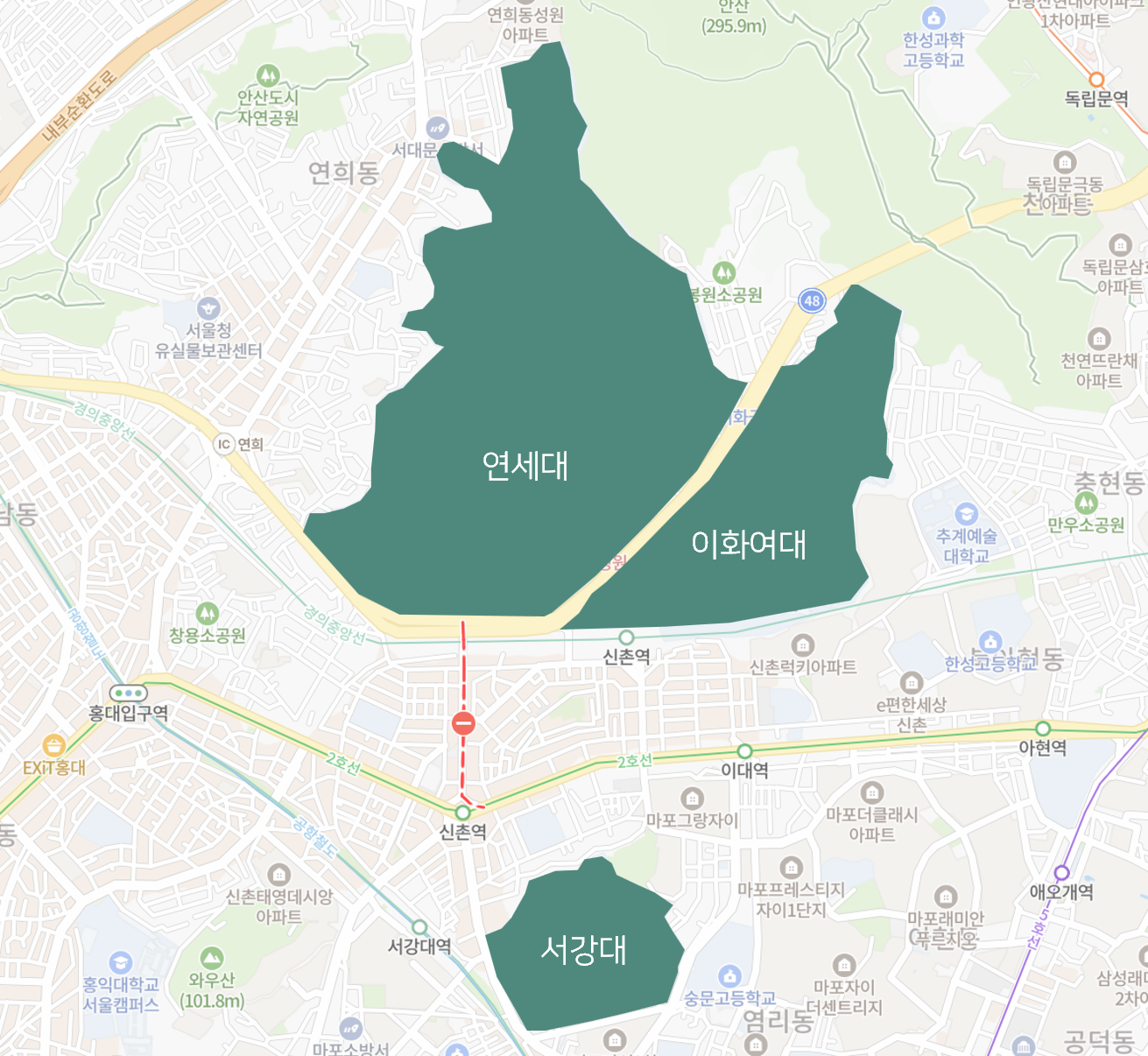 배송 지역 지도